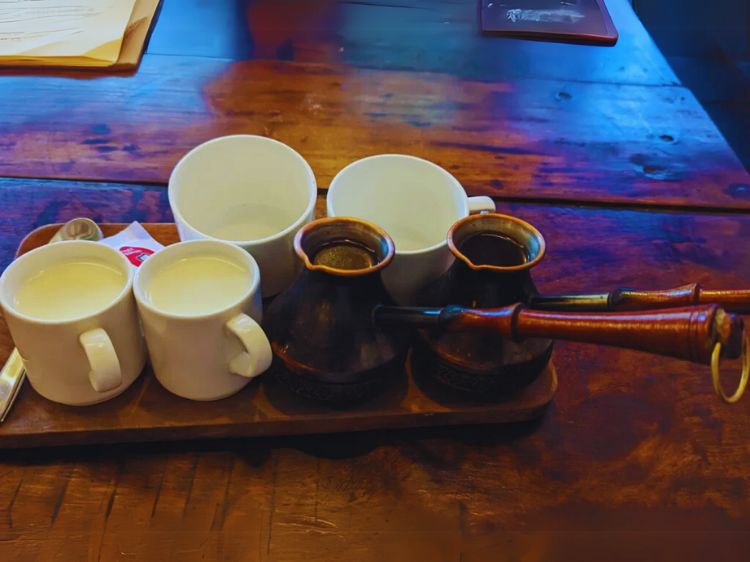 Kickstart your day with a refreshing cup of tea or coffee.